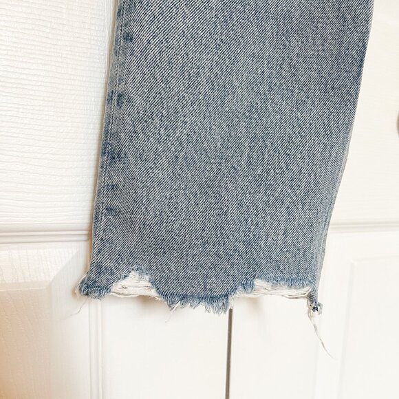 Agolde Riley Crop - Size 27 - Light / Med wash - Picture 6 of 15